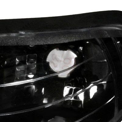 1994-1998 Ford Mustang Corner Parking Turn Signal Lights Amber Matt Black