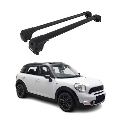 2011-2016 Mini Cooper Countryman R60 Roof Rack Cross Bars Black