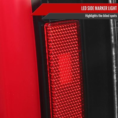 2007-2014 Chevy Tahoe/Suburban/Yukon/Denali LED Signal Tail Lights Jet Black