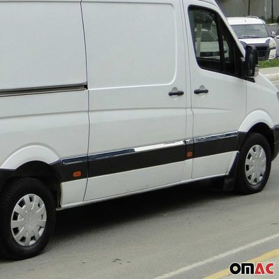 2006-2013 Mercedes Sprinter W906 L3 Long 170" Side Door Molding Trim Stainless Steel