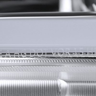 2015-2017 Ford Mustang/2018-2020 Shelby HID/Xenon LED Signal Headlights Chrome
