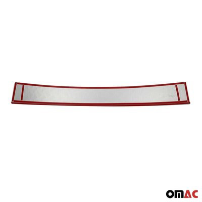 OMAC Rear Bumper Sill Cover for Ford Tourneo Custom I 2012-2023 Aluminium Silver