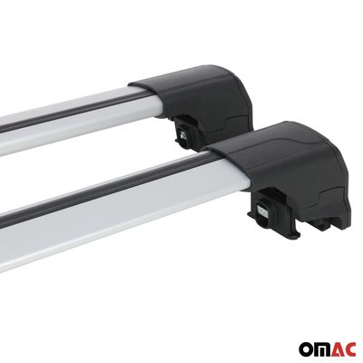 2025-2026 Nissan Kicks Play Roof Rack Cross Bars Luggage Carrier Alu Silver 2x