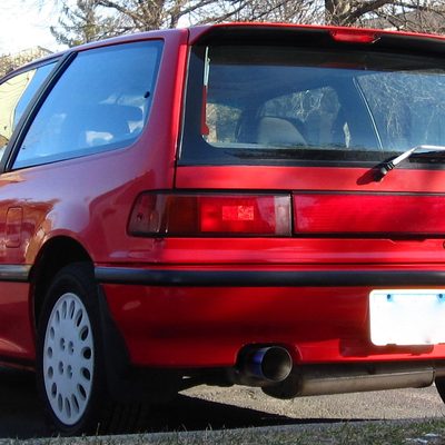 1988-1991 Honda Civic H/B DX Si Hatchback Steel N1 Catback Exhaust Burnt Tip