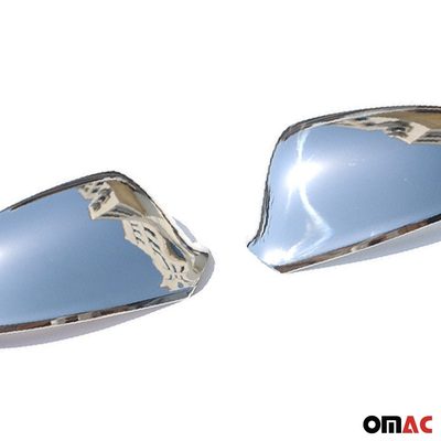2016-2019 Buick Cascada Side Mirror Cover Caps Stainless Steel Silver 2 Pcs