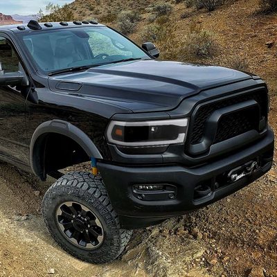 2019-2024 Dodge RAM 2500/3500/4500/5500 LED Tube Projector Headlights Black