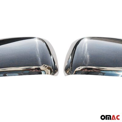2006-2009 Toyota RAV4 Side Mirror Cover Caps Stainless Steel Silver 2 Pcs