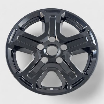 2018-2023 Jeep Wrangler JL Wheel Cover Hubcaps Set Gloss Black 10Pcs ABS Plastic