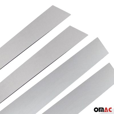 2018-2022 Ford EcoSport Window Pillar Posts Door Trim Cover Stainless Steel Silver 6x