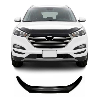 2016-2018 Hyundai Tucson Front Bug Shield Hood Deflector 1 Pc Smoke