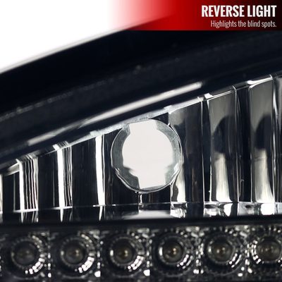 2006-2008 BMW E90 3 Series Sedan LED Tail Lights Chrome Housing/Smoke Lens