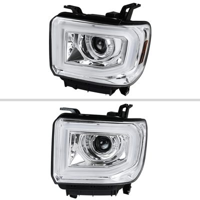 2014-2019 GMC Sierra 1500/2500HD/3500HD LED Bar Headlight LED Signal Chrome