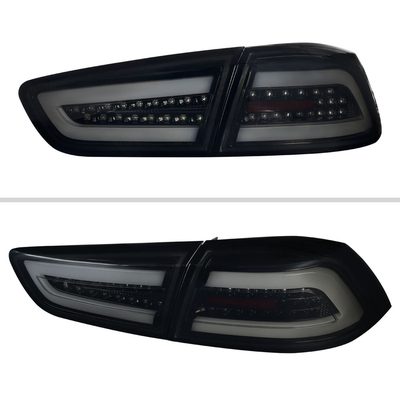 2008-2017 Mitsubishi Lancer / 08-2015 Lancer EVO X LED Tail Lights Glossy Black