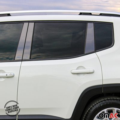 2006-2009 Land Rover Range Rover Sport Window B Pillar Posts Door Trim Stainless Steel