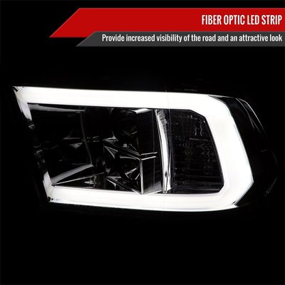 2009-2018 Dodge RAM 1500 / RAM 2500 3500 LED C-Bar Headlights Chrome