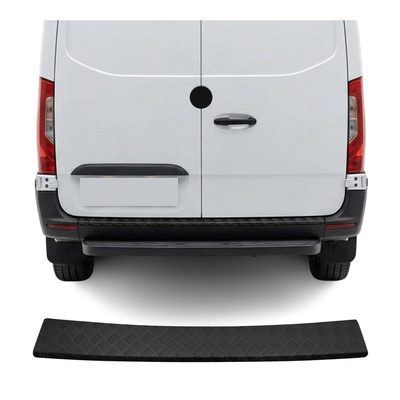 OMAC Rear Bumper Sill Cover for Ford Tourneo Custom I 2012-2023 Aluminium Black