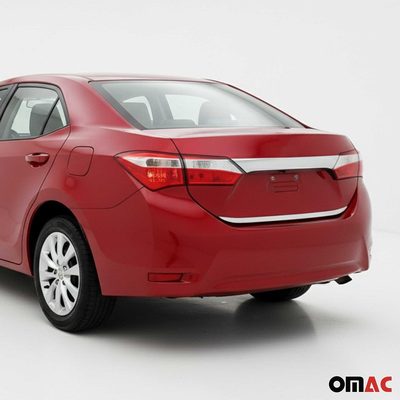 2014-2019 Toyota Corolla Rear Trunk Molding Trim Stainless Steel Silver