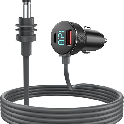 Starlink Mini Car Charger with Digital Display | 100W Type-C Power Cord