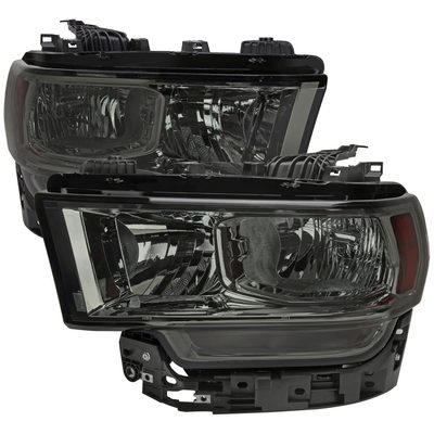 2019-2024 Dodge RAM 2500/3500/4500/5500 Factory Style Headlights Chrome/Smoke