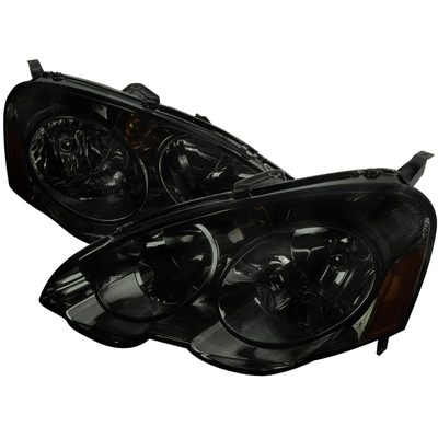2002-2004 Acura RSX Factory Style Headlights w/ Amber Reflectors Chrome/Smoke