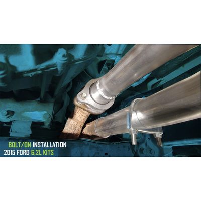 Ford, 2011-2016, 6.2L - Bolt-on, MPI Exhaust Cat-Back Dual Exhaust Kits