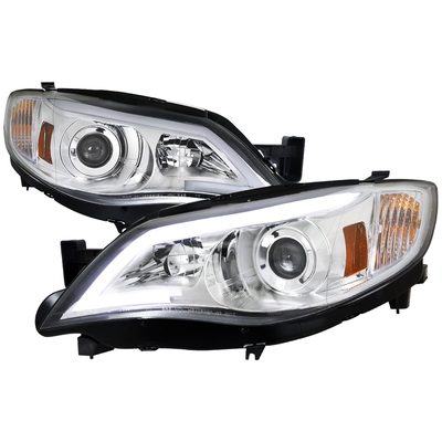 2008-2014 Subaru Impreza WRX/ 08-2011 Outback Sport LED Bar Headlights Chrome