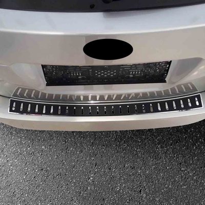 2015-2019 Subaru Outback Rear Bumper Sill Cover Guard Stainless Steel Carbon Foiled