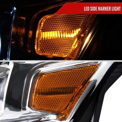 For Lexus IS250 IS350 2014-2016 Full LED Project healight Chrome Housing Clear lens