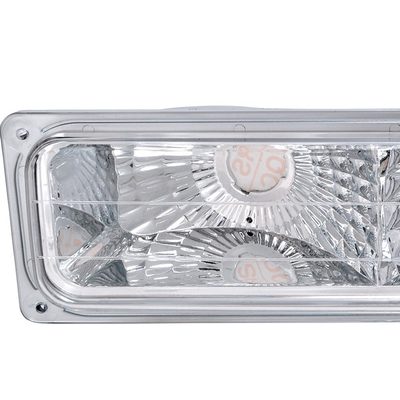 1994-1998 Chevy C/K 1500 2500/Tahoe Dual Halo Headlights &Corner Signal Chrome