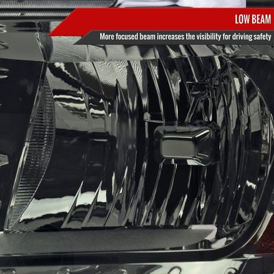 2009-2020 Dodge Journey Factory Style Headlights Chrome Housing/Smoke Lens