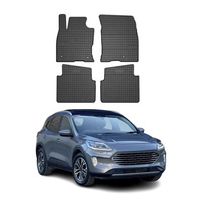 2020-2026 Ford Escape Floor Mats Liners Full Set All Weather Rubber Black