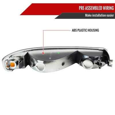 1999-2006 GMC Sierra/ 2000-2006 Yukon/Yukon XL Factory Bumper Lights Chrome