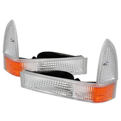 1999-2004 Ford F-250/F-350/F-450/F-550/Excursion Corner Lights Chrome/Clear