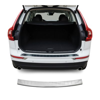 2018-2026 Volvo XC60 Rear Bumper Sill Cover Protector Guard Stainless Steel