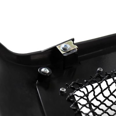 2006-2008 Dodge RAM Glossy Black ABS Rivet Style Grille w/ S.Steel Mesh