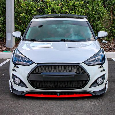 2012-2017 Hyundai Veloster LED Bar Projector Headlights Signal Lights Black