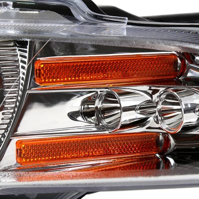 1997-2000 Dodge Avenger Chrysler Sebring Coupe Dual Halo Headlights Chrome