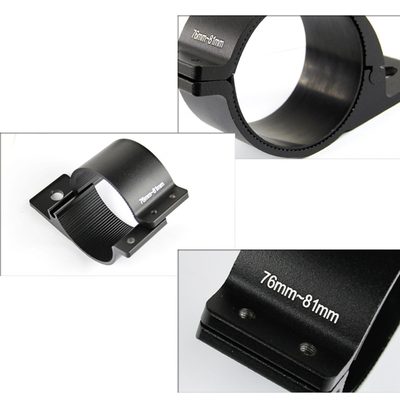 Universal 3" Aluminum Light Mounting Brackets Black
