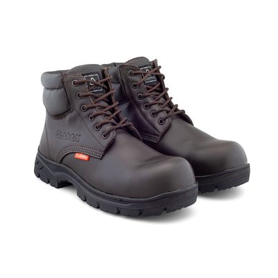 Bota 20 Flor entera Café Suela Tropa Hule