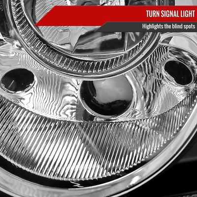 2005-2010 Chrysler 300 Base/LX/Touring Projector Headlights Matte Black/Clear