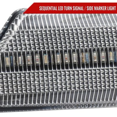 For Porsche 911 997/ 987 987C 2006-2011 LED Turn Signal Clear With Seqential