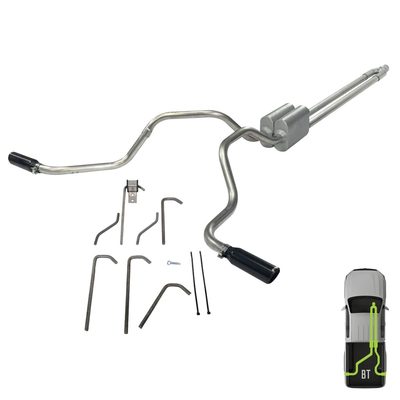 Dodge, 2004-2008, 4.8L 5.7L, Weld/On - MPI Exhaust Cat-Back Dual Exhaust Kits
