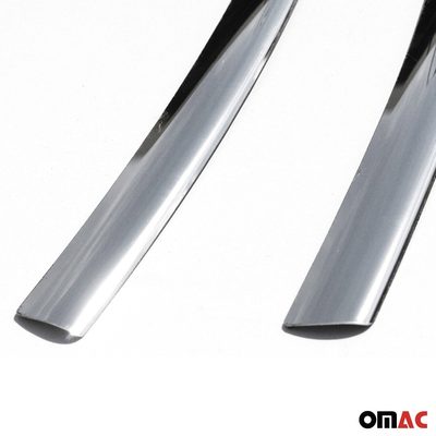 2011-2014 VW Jetta A6 Front Bumper Grill Trim Molding Stainless Steel Silver 4 Pcs