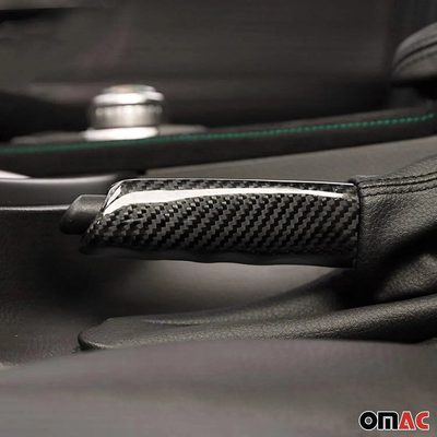 1998-2005 BMW 3 Series E46 Handbrake Handle Cover Carbon Fiber Black