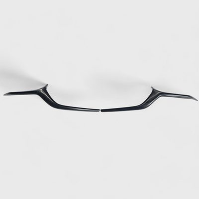 2020-2025 Mazda CX-30 Grille Overlay Gloss Black 2Pcs ABS Plastic
