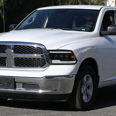 2009-2018 Dodge RAM 1500 / Classic /2500 3500 Full LED Headlights Smoked Black