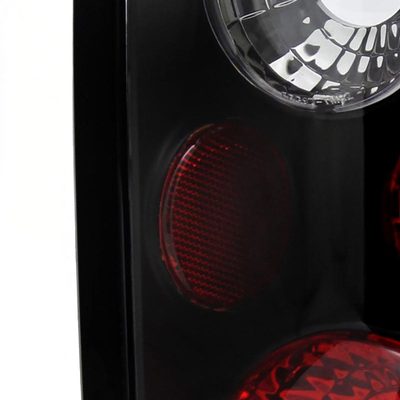 2001-2005 Ford Ranger Tail Lights Matte Black Housing/Clear Lens