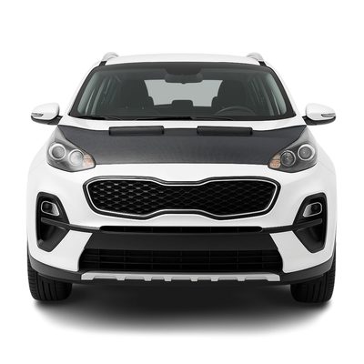 2017-2022 Kia Sportage Car Bonnet Mask Hood Bra Carbon Black 1 Pc