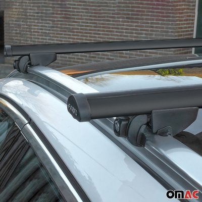 2023-2026 BMW iX1 U11 Roof Rack Cross Bars Luggage Lbs Black 2 Pcs