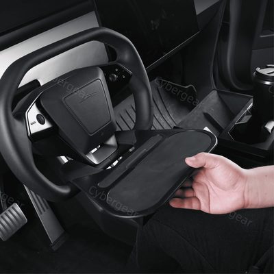 Removable Steering Wheel Tray for Cybertruck